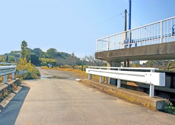 川,橋,屋外,春,晴れ
