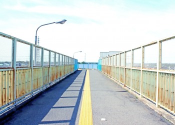川,橋,町,屋外,春,晴れ