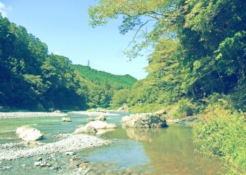 川,アウトドア,屋外,夏,昭和レトロ