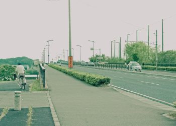 橋,町,屋外,秋,曇り,昭和レトロ