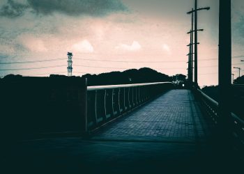 橋,町,屋外,秋,曇り,ホラー