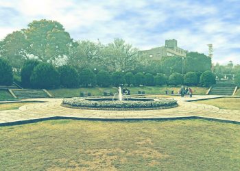 公園,都市,屋外,冬,晴れ,昭和レトロ