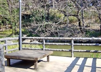 町,公園,冬,屋外,晴れ