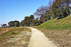 町,公園,冬,屋外,晴れ