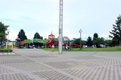 公園,町,夏,屋外,曇り
