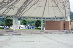 公園,町,夏,屋外,曇り