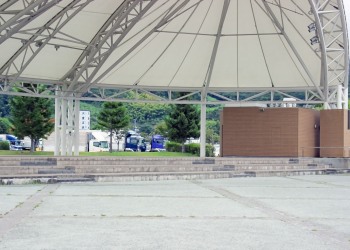 公園,町,夏,屋外,曇り