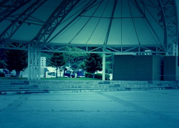 公園,町,夏,屋外,曇り,ホラー