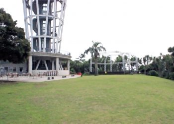 公園,町,屋外,夏,曇り