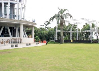 公園,町,屋外,夏,曇り