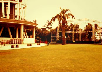 公園,町,屋外,夏,曇り,ヴィンテージ