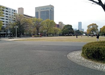 公園,都市,屋外,冬,曇り