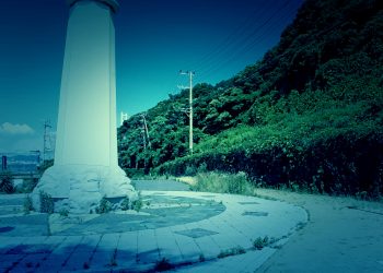 町,港,港町,夏,屋外,晴れ,ホラー