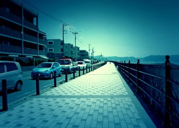 町,港,港町,夏,屋外,晴れ,ホラー