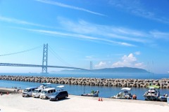 港,町,屋外,晴れ,夏