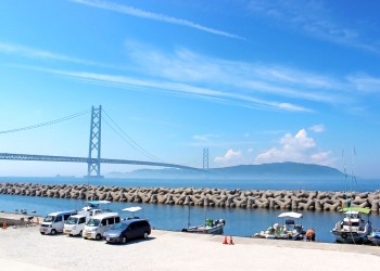 港,町,屋外,晴れ,夏