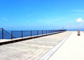 港,町,屋外,晴れ,夏