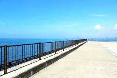 港,町,屋外,夏,晴れ