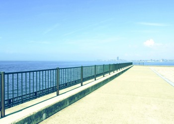 港,町,屋外,夏,晴れ,昭和レトロ