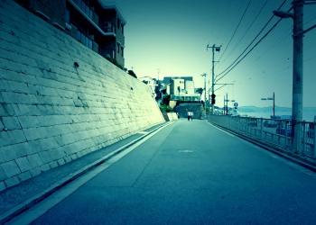 港,町,屋外,夏,曇り,ホラー