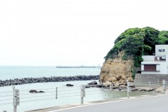 港,町,夏,屋外,曇り