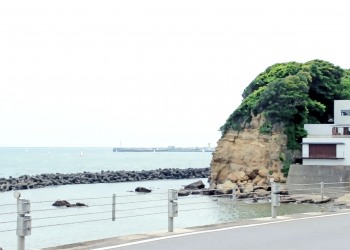 港,町,夏,屋外,曇り