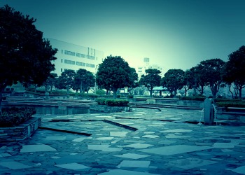 公園,町,屋外,夏,ホラー