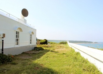 港,町,屋外,晴れ,夏
