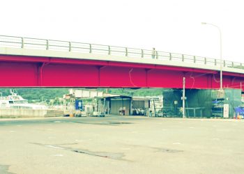 橋,港町,屋外,冬,曇り,昭和レトロ