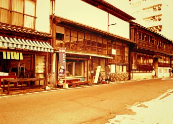 建物前,町,屋外,冬,曇り,ヴィンテージ