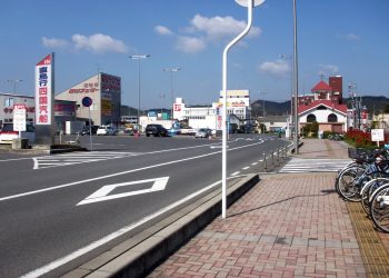 港町,町,道路,晴れ,夏,屋外
