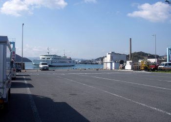 港町,町,道路,晴れ,夏,屋外