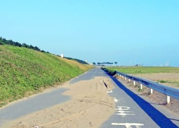 道路,浜辺,晴れ,夏,屋外