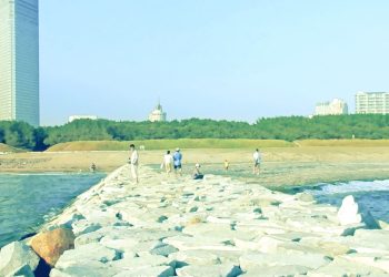 浜辺,晴れ,夏,屋外,昭和レトロ
