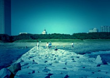 浜辺,晴れ,夏,屋外,ホラー