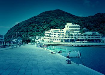 港,道路,夏,屋外,ホラー