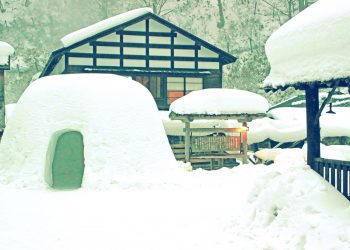 日本家屋,村,和,屋外,冬,雪,昭和レトロ
