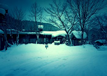 日本家屋,村,和,屋外,冬,雪,ホラー,和風伝奇