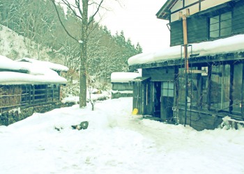 日本家屋,村,冬,屋外,雪,昭和レトロ