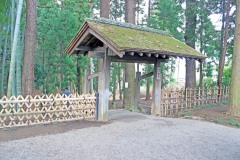 日本庭園,和,屋外,春,曇り