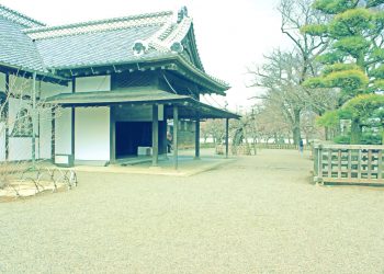 日本家屋,日本庭園,和風,屋外,春,晴れ,昭和レトロ