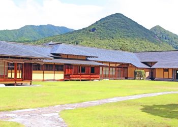 日本庭園,村,和,屋外,夏,晴れ