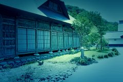 日本庭園,村,和,屋外,夏,晴れ