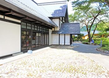 日本庭園,村,和,屋外,夏,晴れ