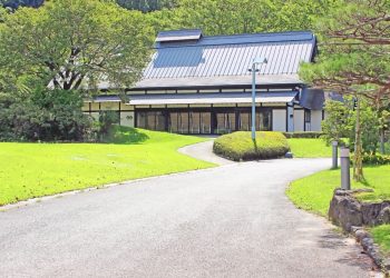 日本庭園,日本家屋,村,晴れ,夏,屋外