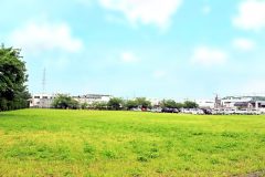 草原, 町, 屋外, 春, 晴れ