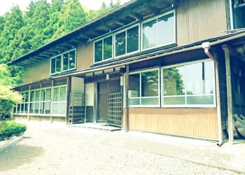 建物前, 村, 夏, 屋外, 曇り,昭和レトロ