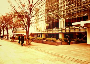 建物前,都市,屋外,冬,曇り,ヴィンテージ