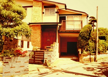 建物前,町,屋外,夏,ヴィンテージ