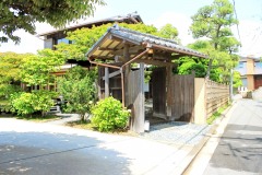 建物前,町,屋外,夏